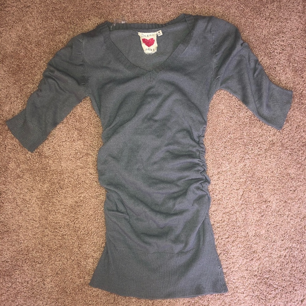 Gray sweater shirt/dress